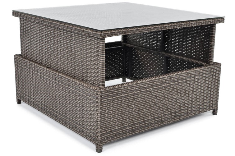 Podnoszony Stolik Ogrodowy MALAGA Brązowy