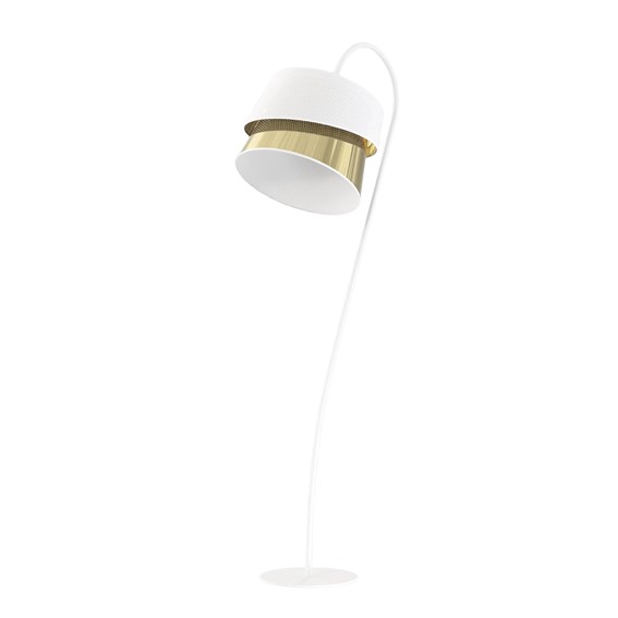 Lampa Podłogowa CANVA LP1 Złoty/Biały
