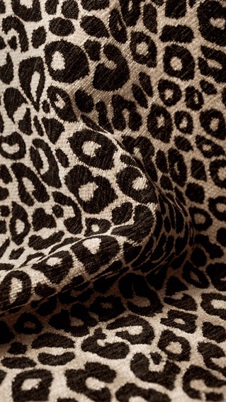 Tkanina WILD 235 Beżowy/Czarny (1mb)