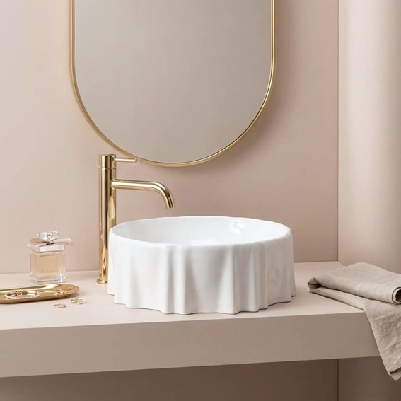 Umywalka Nablatowa ANASTAZJA Biały