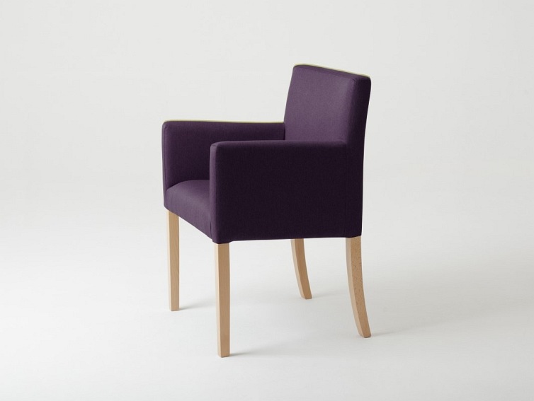 Fotel Wilton Arms 84 60x61x84 Jagodowy/Naturalny