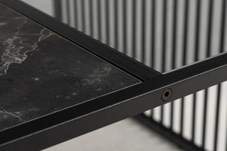 Stolik STRINGTON 80x80 Czarny