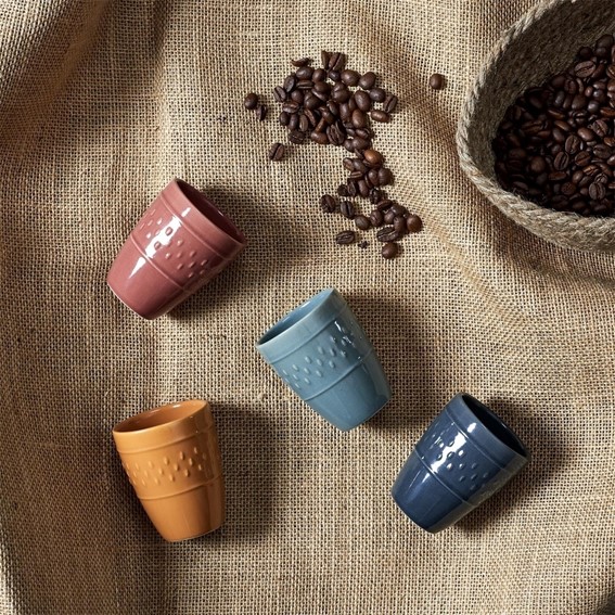 Kubek Do Espresso QUESO 100ml Czerwony