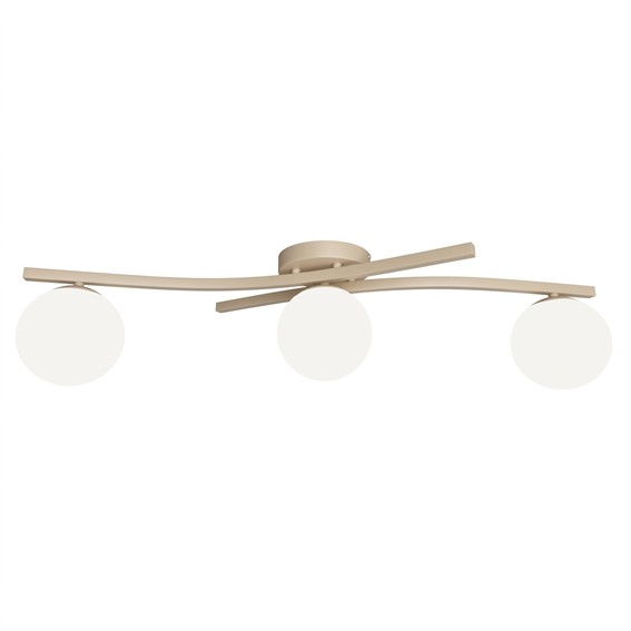 Lampa Sufitowa OPUS 3 Beżowy/Opal