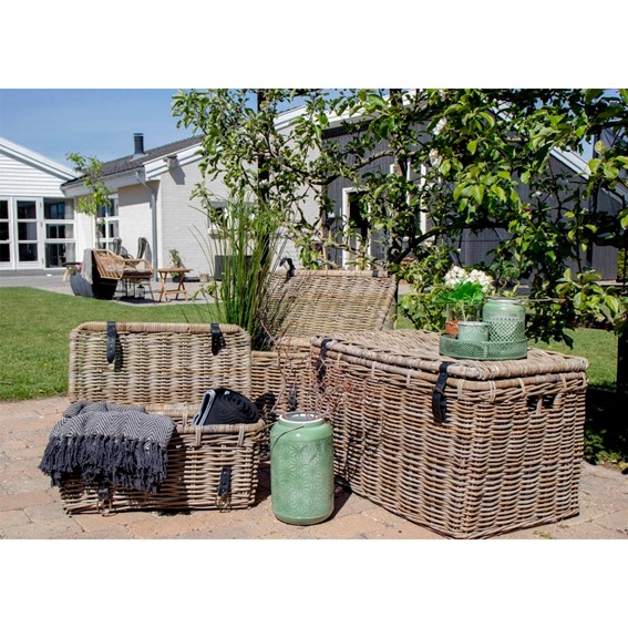 Zestaw 3 Koszy Dekoracyjnych DEPOK Naturalny