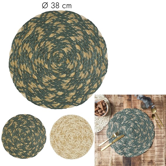 Podkładka Pod Talerz JUTE Beżowy 38cm