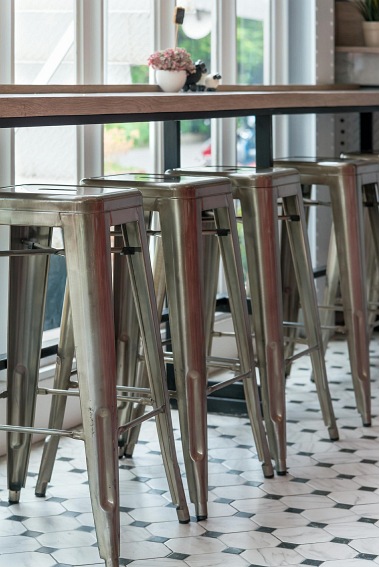 Hoker Paris Tolix 44x44x75 Srebrny