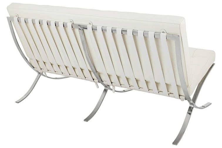 Sofa Trzyosobowa Barcelon 75x180x85 Biały