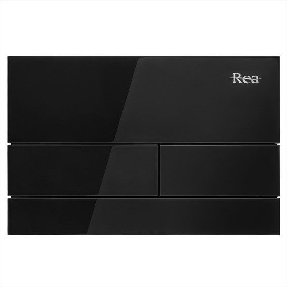 Stelaż Podtynkowy WC K011A-Q z Przyciskiem T Czarne Szkło