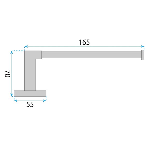 Uchwyt na Papier Toaletowy NICO 5909 Złoty