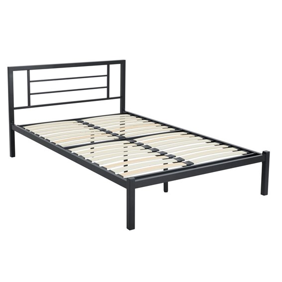 Łóżko Metalowe LM2-FX 120x200 Czarny