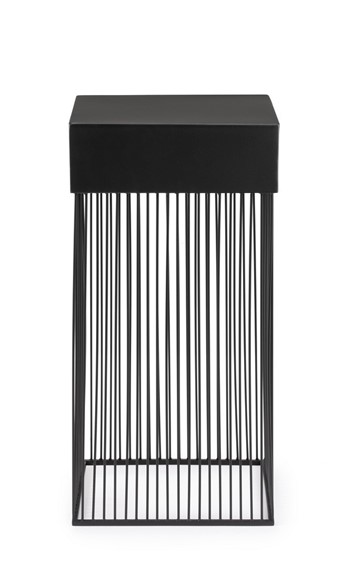 Stolik Kawowy YASLINE 30x30cm Czarny