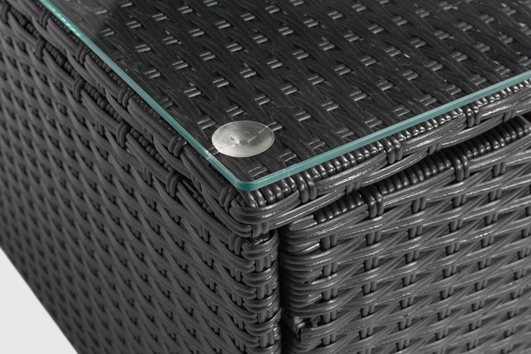 Narożnik Ogrodowy ROMA Czarny