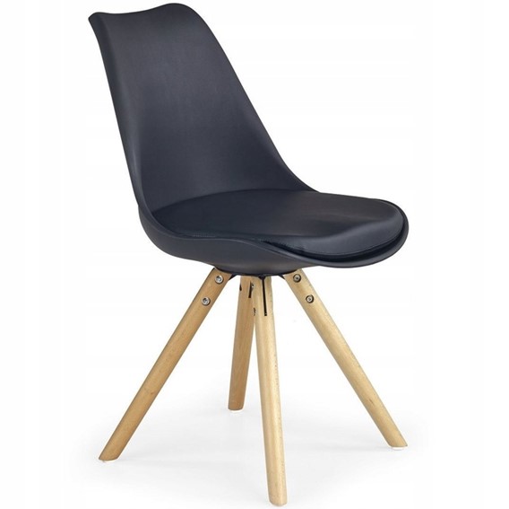 Krzesło K201 Buk/Czarny