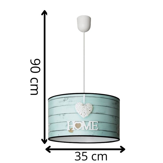 Lampa Wisząca SWEET A Biały/Niebieski