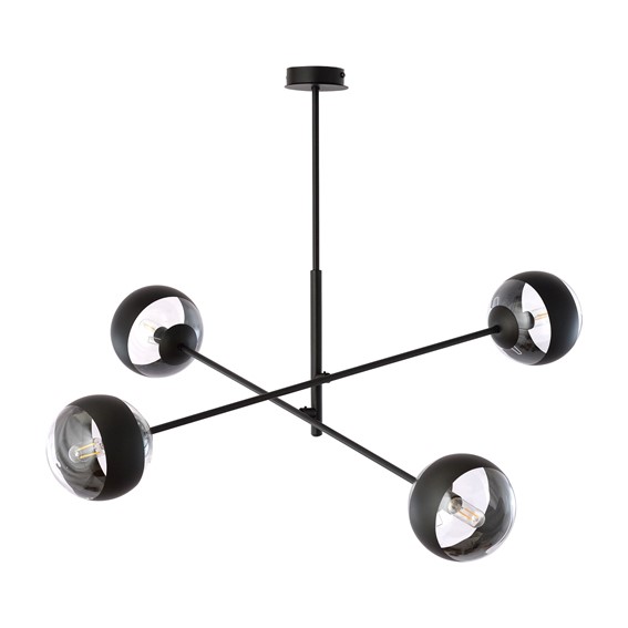 Lampa Sufitowa LINEAR 4 STRIPE Czarny