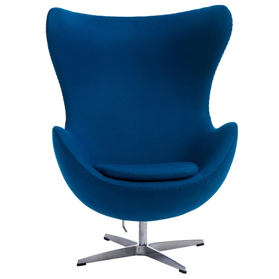 Fotel Jajo 66x78x106 Niebieski Kaszmir Premium 23