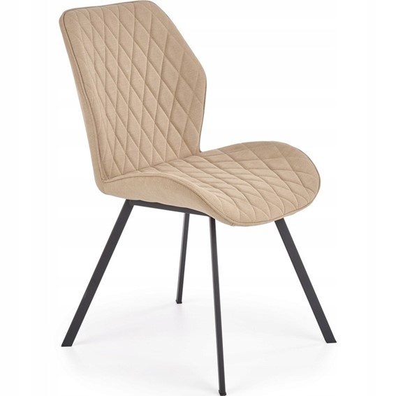 Krzesło K360 Czarny/Beżowy