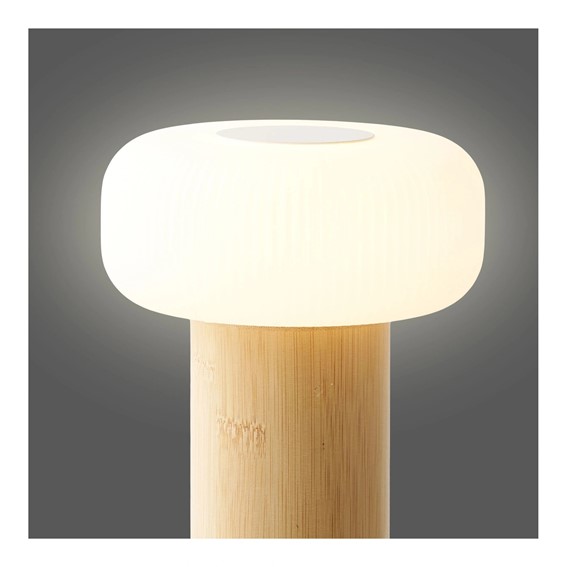 Lampka Nocna STRAFFORD Naturalny/Biały
