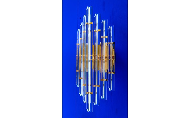 Lampa Ścienna PALAZZO Złoty/Transparentny