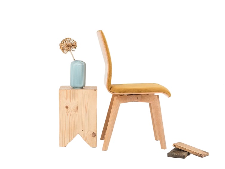 Krzesło Roen 49x45x90 Marakuja/Naturalny