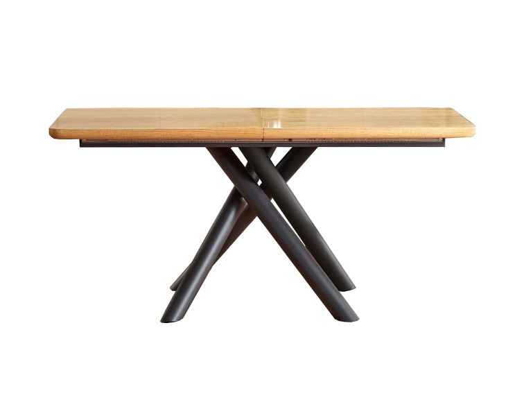 Stół Rozkładany DERRICK (160-200)x90 dąb/czarny