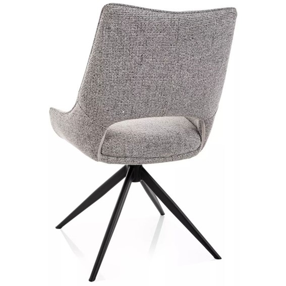 Krzesło FINO I Szary/Czarny Mat