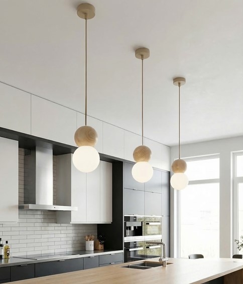 Lampa Wisząca LOOP 1 Beżowy