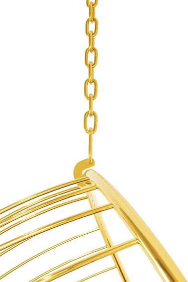 Fotel Wiszący GABBIA Złoty