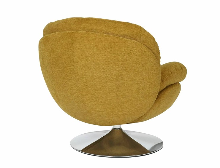 Fotel BRIGITTE Brego Curry/Chrom