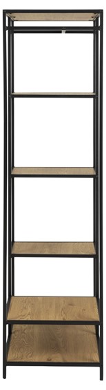 Garderoba SEAFORD Dąb/Czarny