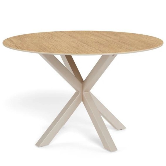 Stół HEAVEN fi119 Dąb Naturalny/Kaszmir