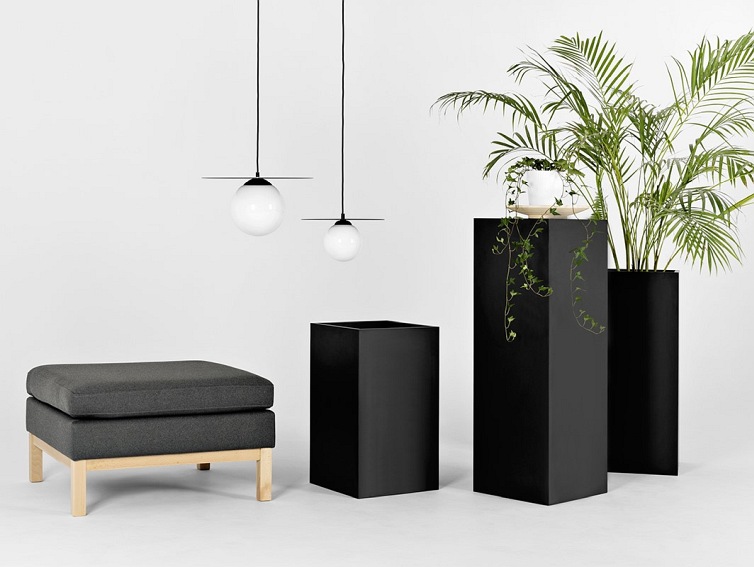 Donica PALMUS 80x35x35 – czarny