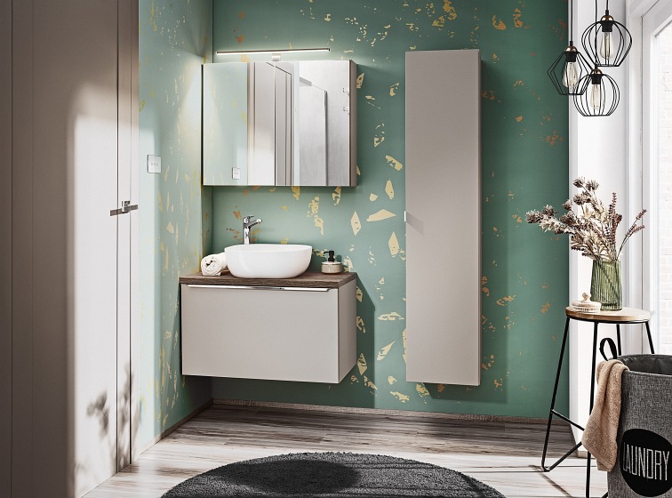 Szafka pod Umywalkę SANTA Fe Taupe 82-80-B-2S 45x80x46 Szary