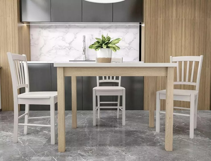 Stół ADAM 120x68 Kaszmir/Dąb Cremona Torro