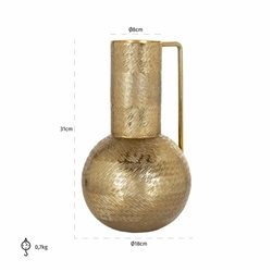Wazon LEIA S Złoty