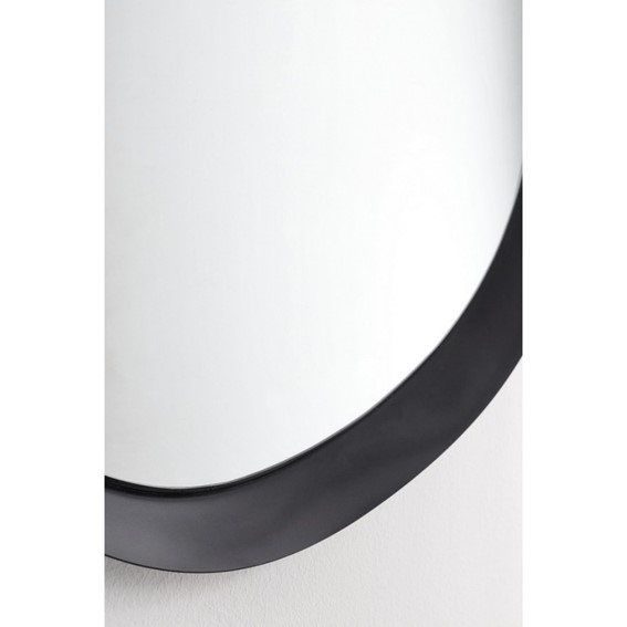 Lustro Ścienne HYDRA 86x82 cm Czarny