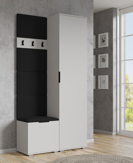 Panel Tapicerowany Ścienny CLIF 50x35cm Czarny