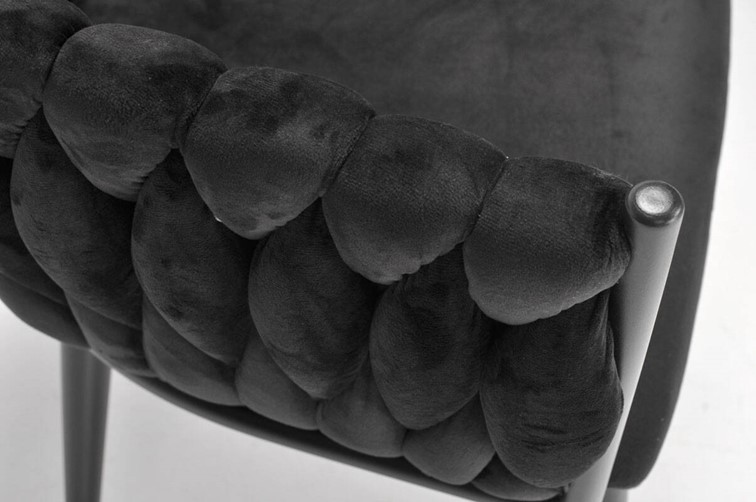 Krzesło ROSA Czarny/Czarny