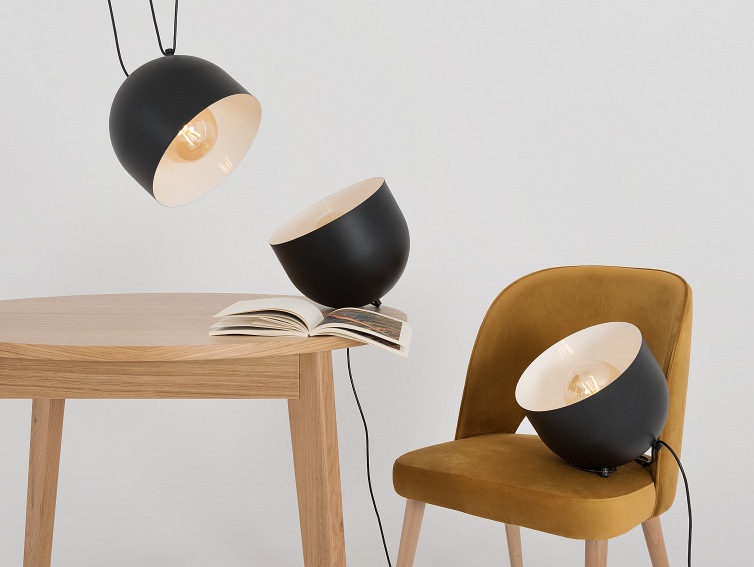 Lampa Wisząca Popo L 1 27x23x250 Czarny