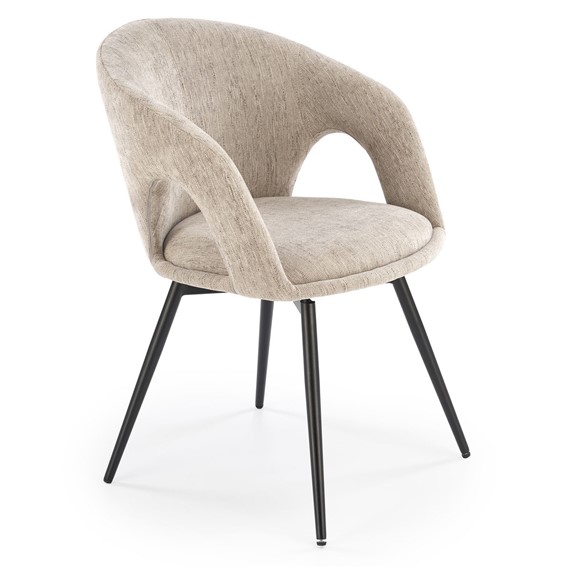 Krzesło K550 Beżowy/Czarny