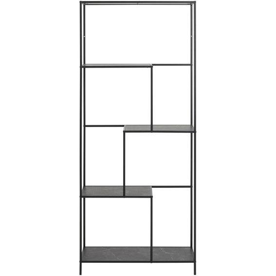 Regał INFINITY Wysoki Black Marble