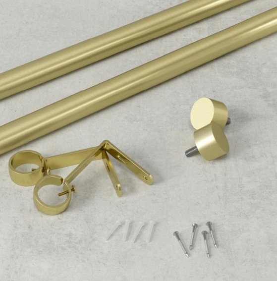 Pojedynczy Karnisz CAPPA 91-168 cm Złoty