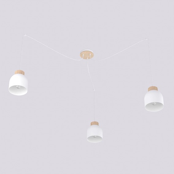 Lampa Wisząca KRU 3 Biały