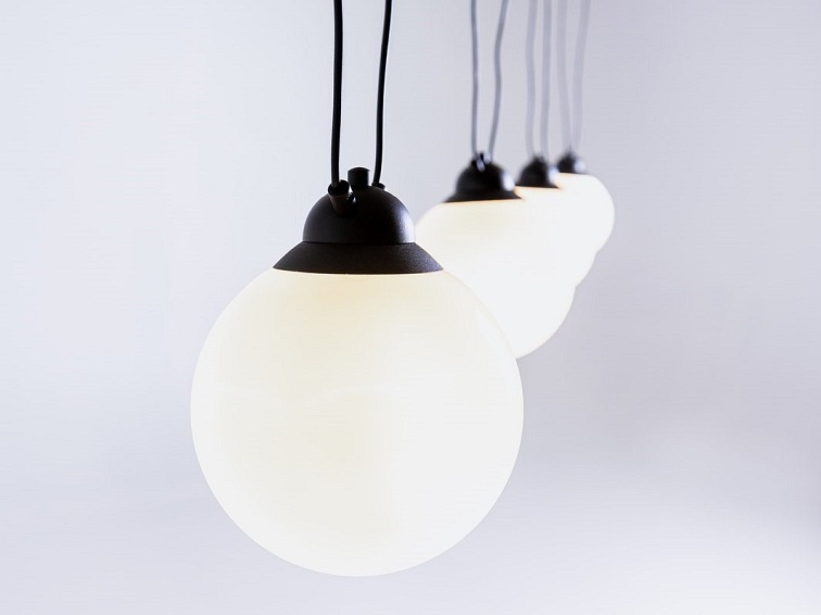 Lampa Wisząca GLASS 4 Czarny