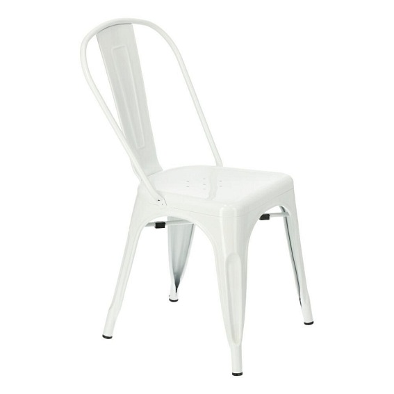 Krzesło PARIS Biały inspirowane Tolix