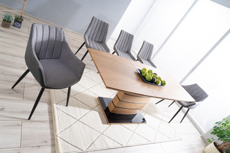 Stół Rozkładany LEONARDO (180-140)x80 Dąb