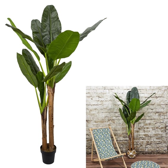 Sztuczna Roślina Bananowiec Zielony