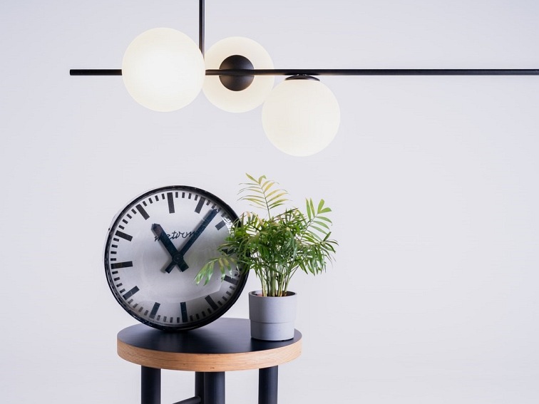 Lampa Wisząca Bobler Horizontal 17x150x50 Czarny