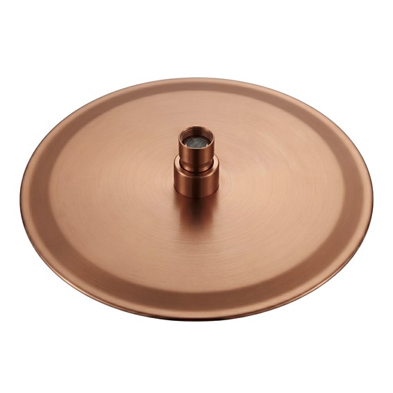 Deszczownica Okrągła JS-P014BRG 25cm Miedź Szczotkowana